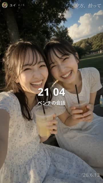 ベンチの会話